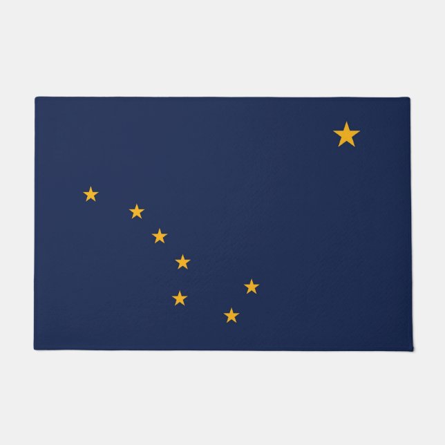 Deurmat met vlag van Alaska, Verenigde Staten (Voorkant)