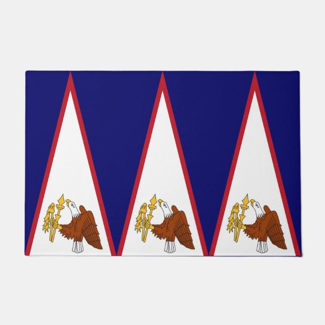 Deurmat met vlag van Amerikaans-Samoa, Verenigde S (Voorkant)