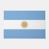 Deurmat met vlag van Argentinië (Voorkant)