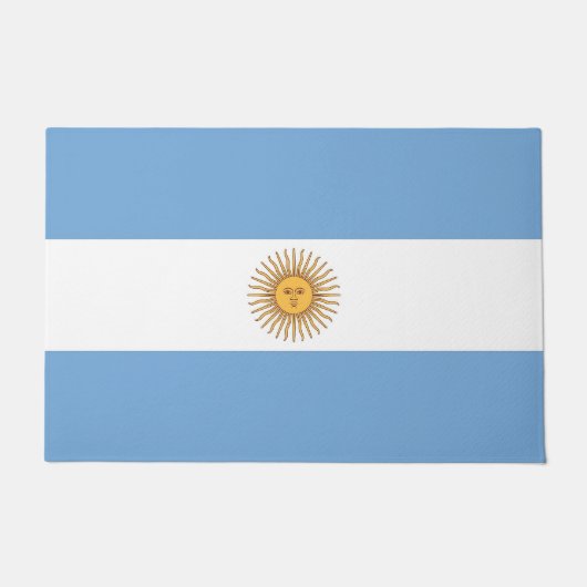 Deurmat met vlag van Argentinië (Voorkant)