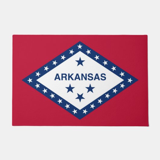 Deurmat met vlag van Arkansas State, Verenigde Sta (Voorkant)