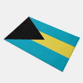 Deurmat met vlag van Bahama's (Schuin)