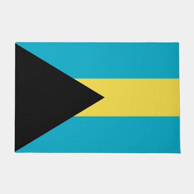 Deurmat met vlag van Bahama's (Voorkant)
