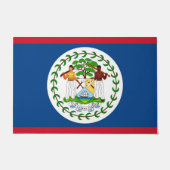 Deurmat met Vlag van Belize (Voorkant)