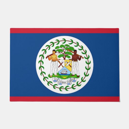 Deurmat met Vlag van Belize (Voorkant)