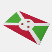 Deurmat met vlag van Burundi (Schuin)