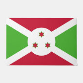 Deurmat met vlag van Burundi (Voorkant)
