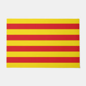 Deurmat met vlag van Catalonië (Voorkant)