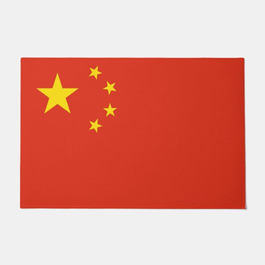 Deurmat met vlag van China (Voorkant)