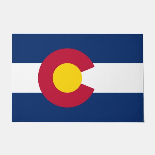 Deurmat met vlag van Colorado State, Verenigde Sta (Voorkant)