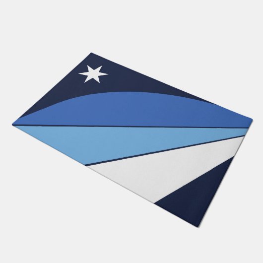 Deurmat met vlag van Columbia, SC (Schuin)
