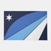 Deurmat met vlag van Columbia, SC (Voorkant)