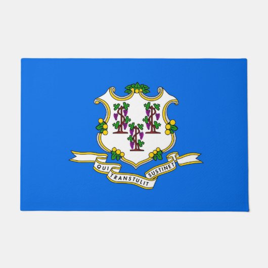 Deurmat met vlag van Connecticut State, Verenigde (Voorkant)