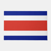 Deurmat met vlag van Costa Rica (Voorkant)