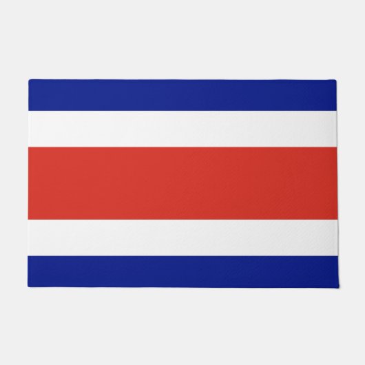 Deurmat met vlag van Costa Rica (Voorkant)