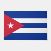 Deurmat met vlag van Cuba (Voorkant)