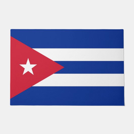 Deurmat met vlag van Cuba (Voorkant)