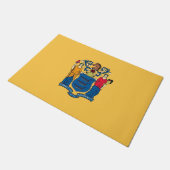 Deurmat met vlag van de staat New Jersey, Verenigd (Schuin)