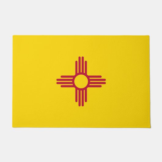 Deurmat met vlag van de staat New Mexico, VS (Voorkant)