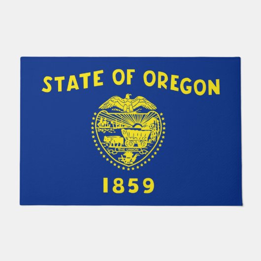 Deurmat met vlag van de staat Oregon, VS (Voorkant)