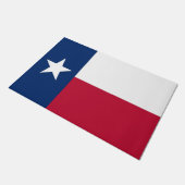 Deurmat met vlag van de staat Texas, VS (Schuin)
