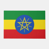 Deurmat met vlag van Ethiopië (Voorkant)
