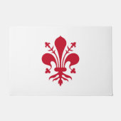 Deurmat met vlag van Florence, Italië (Voorkant)