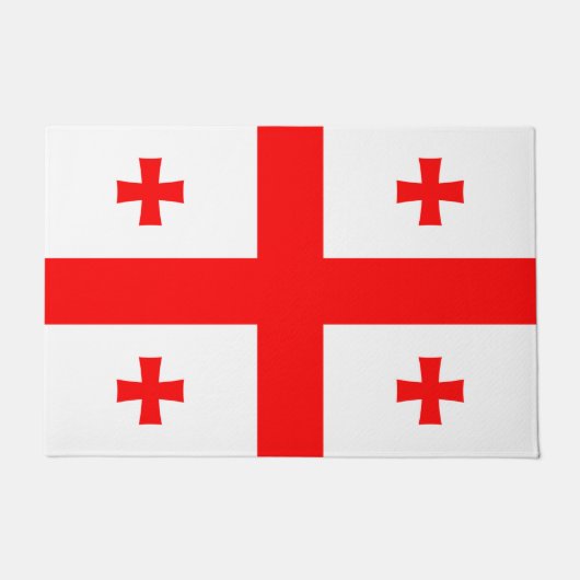 Deurmat met vlag van Georgië (Voorkant)