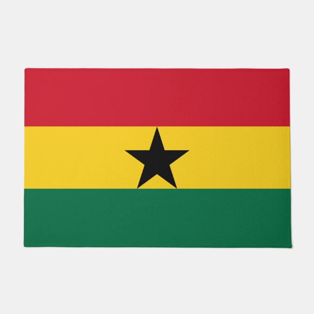 Deurmat met vlag van Ghana (Voorkant)