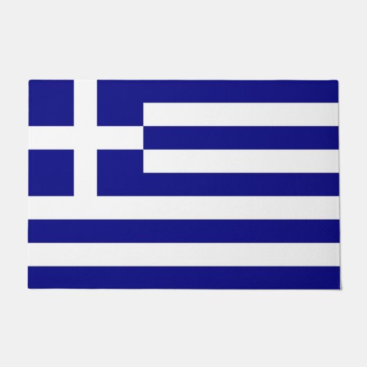 Deurmat met vlag van Griekenland (Voorkant)