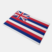 Deurmat met vlag van Hawaii State, USA (Schuin)