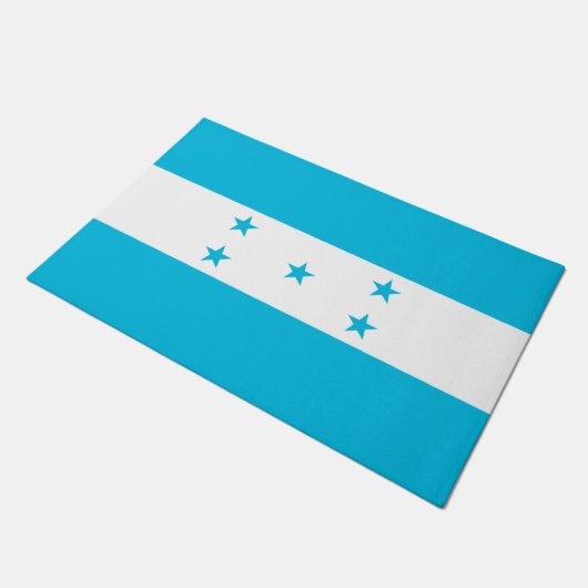 Deurmat met vlag van Honduras (Schuin)