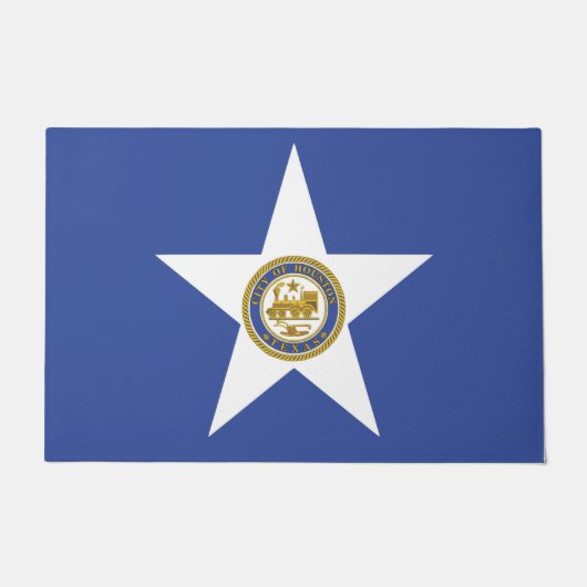 Deurmat met vlag van Houston City (Voorkant)
