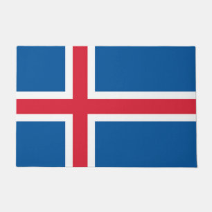 Deurmat met vlag van IJsland