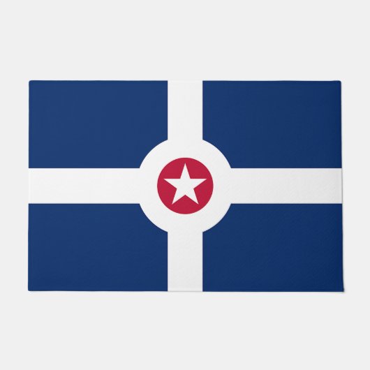 Deurmat met vlag van Indianapolis City (Voorkant)