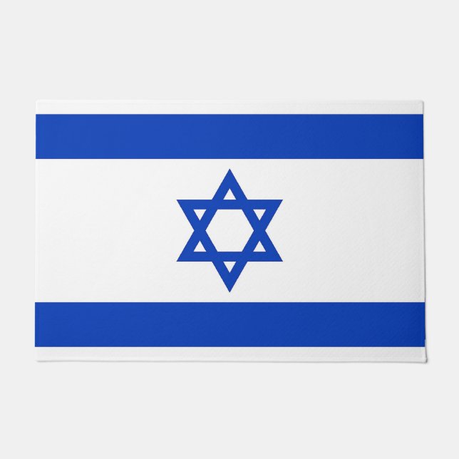 Deurmat met vlag van Israël (Voorkant)