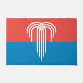 Deurmat met Vlag van Kansas City, Missouri (Voorkant)