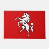 Deurmat met vlag van Kent County, Engeland (Voorkant)