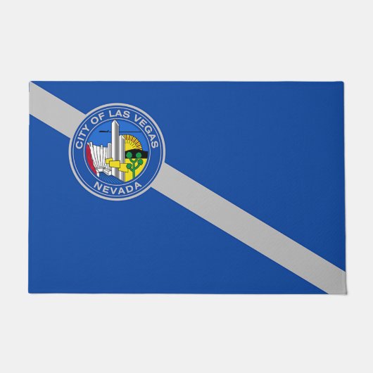 Deurmat met vlag van Las Vegas City (Voorkant)