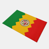 Deurmat met vlag van Los Angeles, Verenigde Staten (Schuin)
