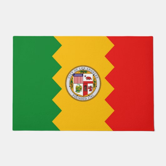 Deurmat met vlag van Los Angeles, Verenigde Staten (Voorkant)