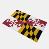 Deurmat met vlag van Maryland State, Verenigde Sta (Schuin)