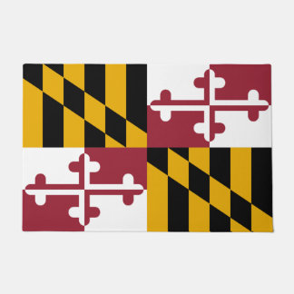 Deurmat met vlag van Maryland State, Verenigde Sta