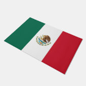 Deurmat met vlag van Mexico (Schuin)