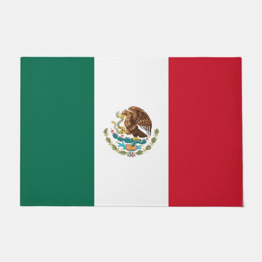 Deurmat met vlag van Mexico (Voorkant)