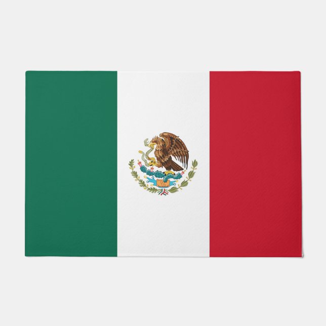 Deurmat met vlag van Mexico (Voorkant)