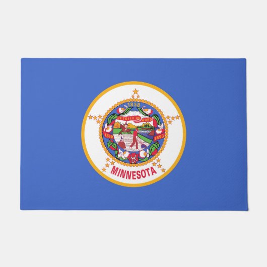 Deurmat met vlag van Minnesota State, Verenigde St (Voorkant)