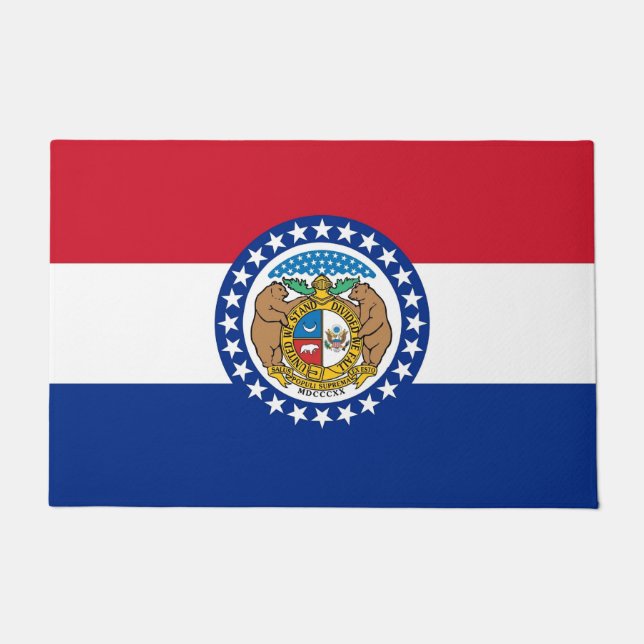 Deurmat met vlag van Missouri State, Verenigde Sta (Voorkant)