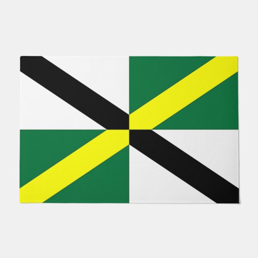 Deurmat met vlag van Monterey City (Voorkant)