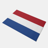 Deurmat met vlag van Nederland (Schuin)